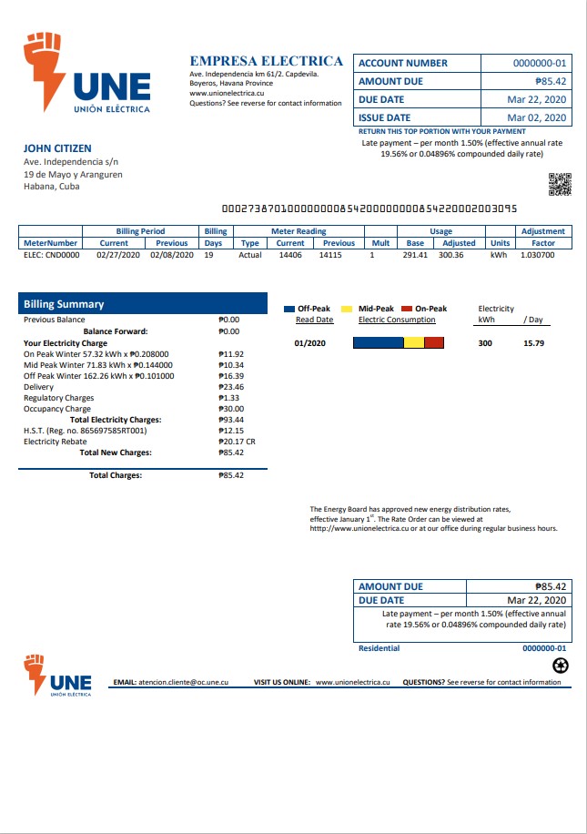  Minol USA business utility bill 